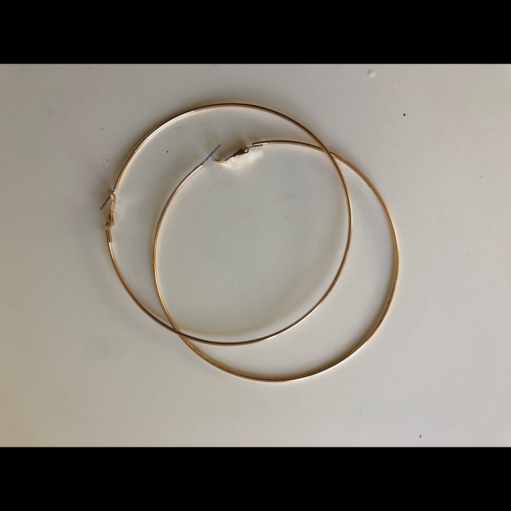 Big hoop earrings